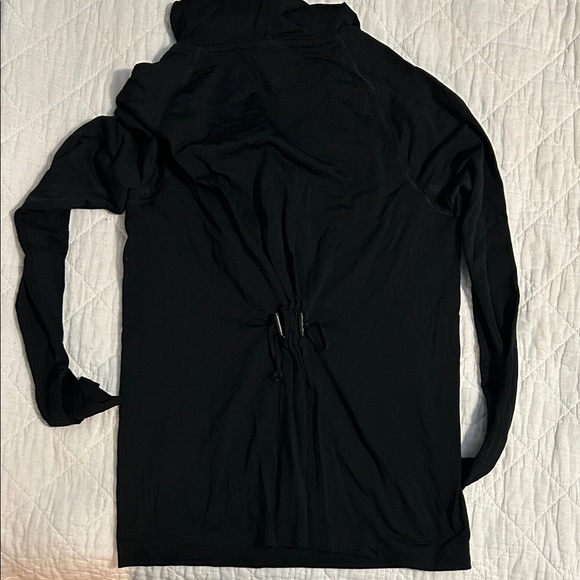 Gymshark Black Long Sleeve Hoodie Dri-fit Top - Picture 3 of 5